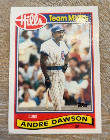 1989 Topps Hills Team MVP's #11 Andre Dawson — front