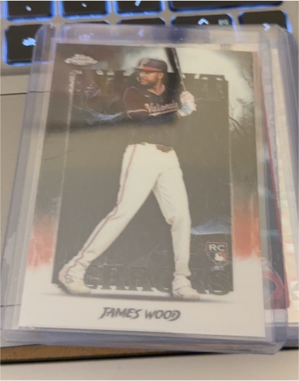 2025 Topps Chrome Update #NT-25 James Wood — front