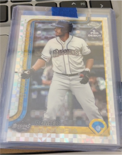 2025 Topps Chrome Pro Debut #PDC-4 Romeo Sanabria — front