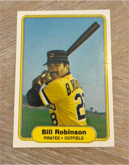1982 Fleer #494 Bill Robinson — front