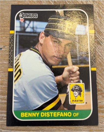 1987 Donruss #514 Benny Distefano — front