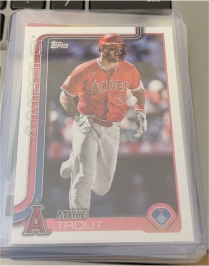2025 Topps Series 1 #200 Mike Trout — front