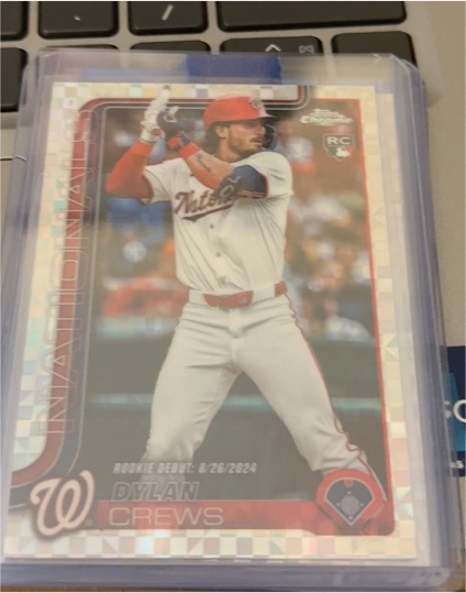 2025 Topps Chrome #US223 Dylan Crews — front
