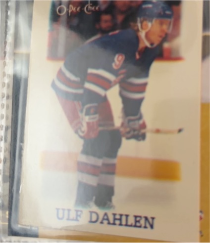 1988-89 O-Pee-Chee Minis #7 Ulf Dahlen — front