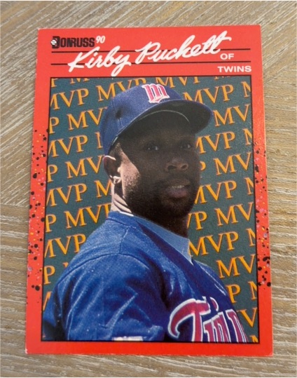 1990 Donruss #BC-8 Kirby Puckett — front