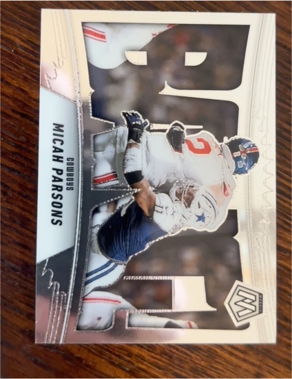 2025 Panini Mosaic #6 Micah Parsons Bang! — front