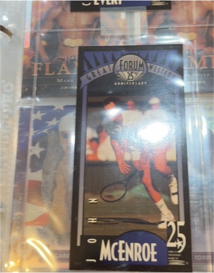 1993 Upper Deck Forum 25th Anniversary #25 John McEnroe — front