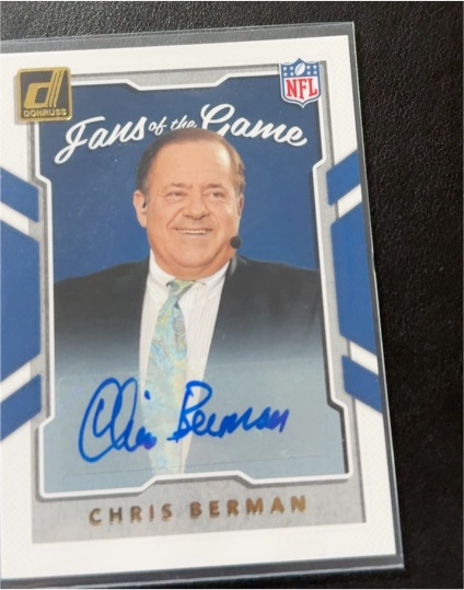 2017 Donruss Fans of the Game #3 Chris Berman — front