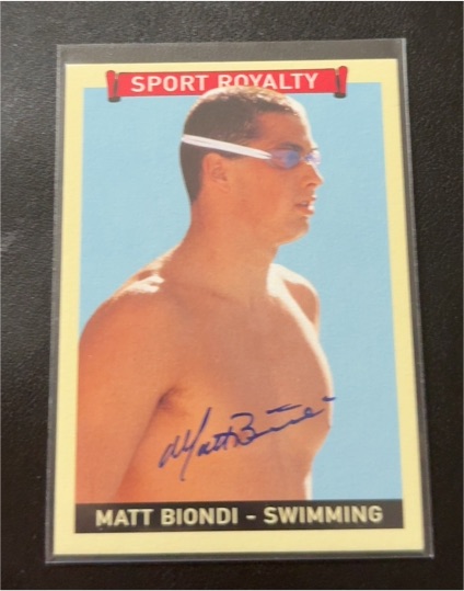 2008 Upper Deck Goudey Sport Royalty Matt Biondi — front