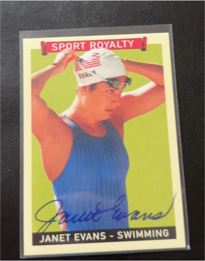 2008 Upper Deck Goudey Sport Royalty #290 Janet Evans — front