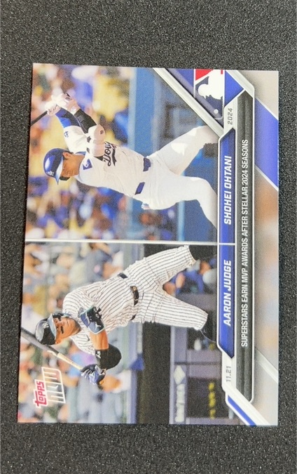 2024 Topps Now Offseason #OS-JO Aaron Judge & Shohei Ohtani — front