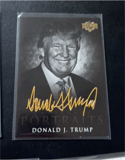 2016 Leaf Decision Candidate Portraits #CP7 Donald J. Trump Smiling Variation — front