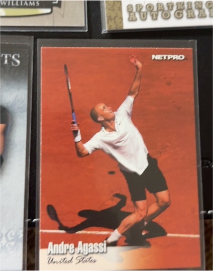 2003 NetPro #86 Andre Agassi — front
