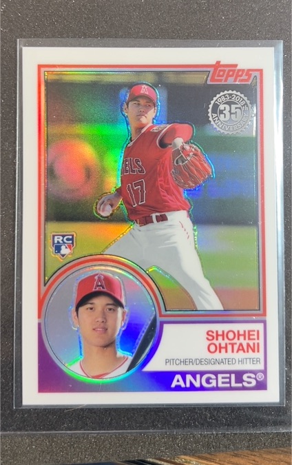 2018 Topps #51 Shohei Ohtani Rookie Silver Pack 1983 Style — front