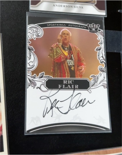 2022 Sportkings Vol 4 Ric Flair Signed Autograph Card — front