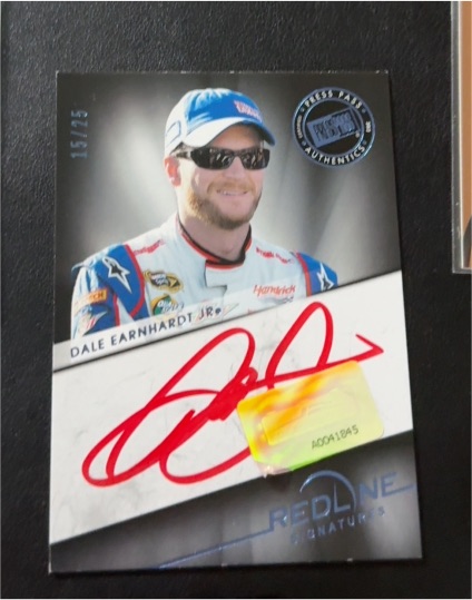 2013 Press Pass Redline Signatures #19 Dale Earnhardt Jr. — front
