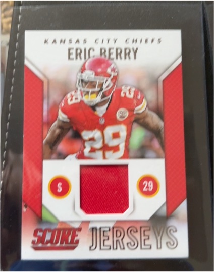 2015 Panini Score Jerseys #J-EB Eric Berry — front