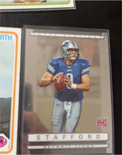 2009 Topps Platinum #125 Matthew Stafford — front