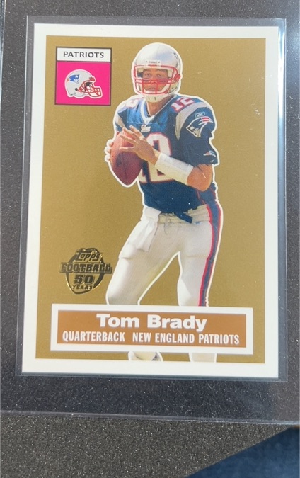 2005 Topps 50th Anniversary #6 Tom Brady — front