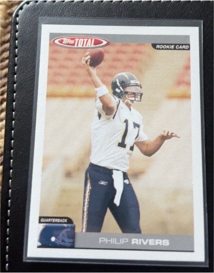 2004 Topps Total #331 Philip Rivers Rookie Card — front