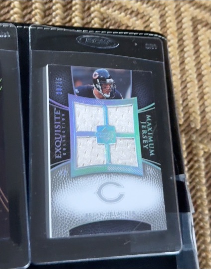 2007 Upper Deck Exquisite #XXLAJ Brian Urlacher Maximum Jersey — front