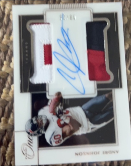 2020 Panini One #136 Andre Johnson — front