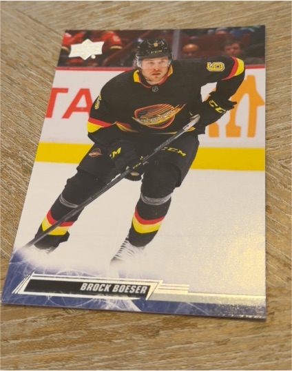 2022-23 Upper Deck Series 2 #429 Brock Boeser — front