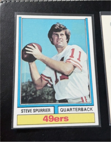 1974 Topps #215 Steve Spurrier — front