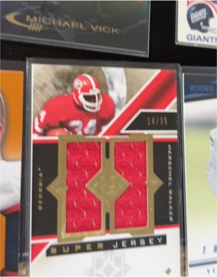 2013 Upper Deck Ultimate Collection Super Jersey #SJ-HW Herschel Walker — front
