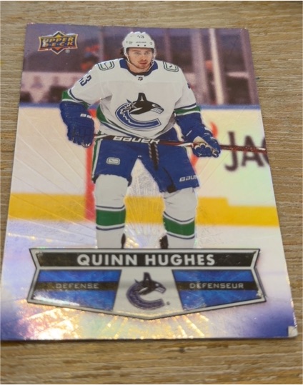 2021-22 Upper Deck Tim Hortons #43 Quinn Hughes — front