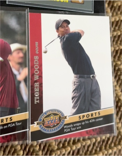2009 Upper Deck 20th Anniversary Retrospective Sports Tiger Woods — front