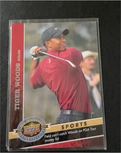 2009 Upper Deck 20th Anniversary Retrospective #1586 Tiger Woods — front
