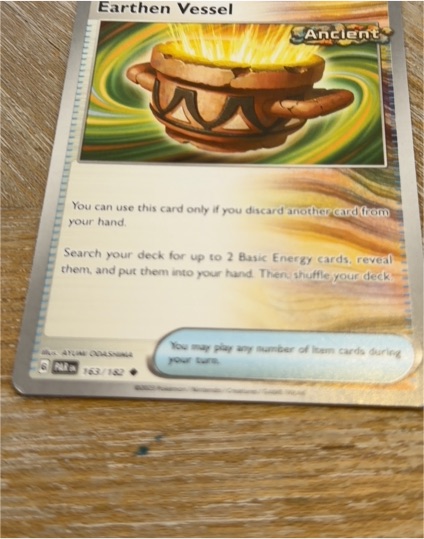 2025 Pokémon SV04: Paradox Rift #163 Earthen Vessel — front