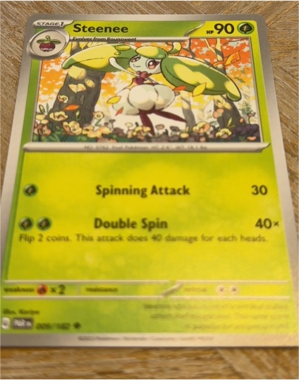 2023 Pokémon SV04: Paradox Rift #009 Steenee — front