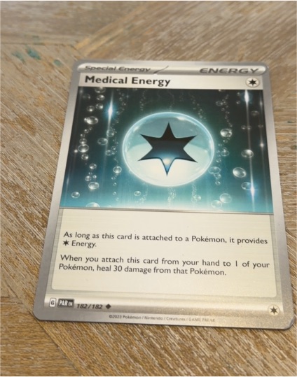 2023 Pokemon SV04: Paradox Rift #182 Medical Energy — front