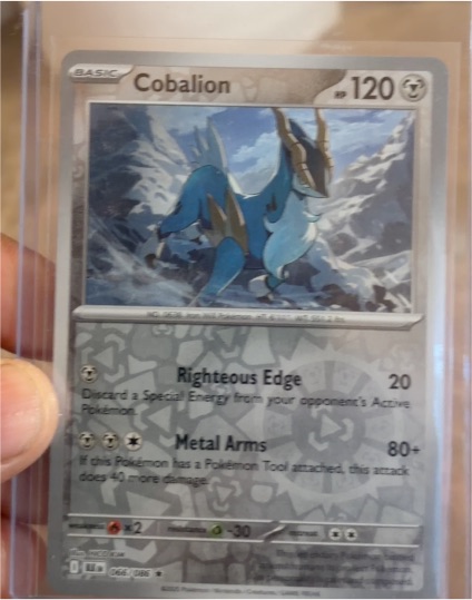 2022 Pokémon SV: Black Bolt #066 Cobalion — front