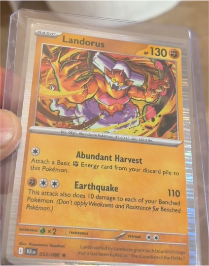 2022 Pokemon SV Black Bolt #053 Landorus — front