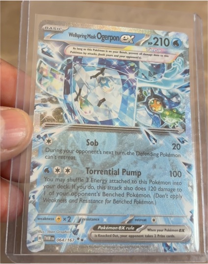 2023 Pokemon Scarlet & Violet Twilight Masquerade #064 Wellspring Mask Ogerpon ex — front