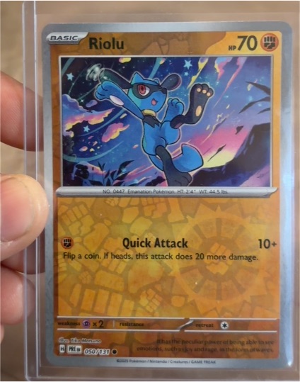 2025 Pokémon SV: Prismatic Evolutions #050 Riolu — front