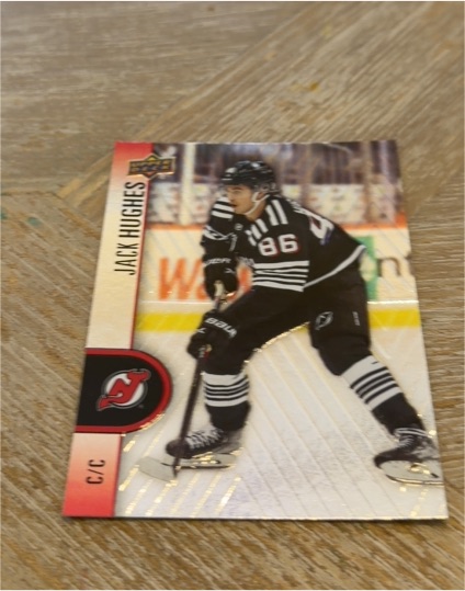 2022-23 Upper Deck Tim Hortons #82 Jack Hughes — front
