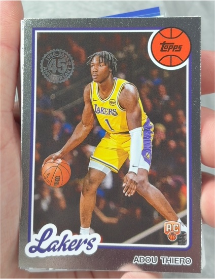 2025-26 Topps 1980-81 Topps Basketball #80BK-79 Adou Thiero — front