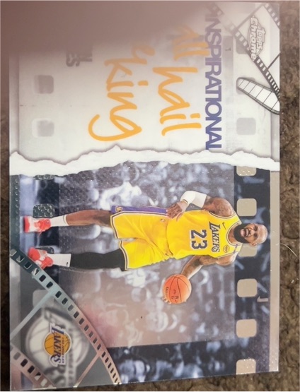 2025-26 Topps Chrome #IP-1 LeBron James Inspirational All Hail King — front