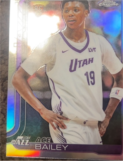 2025-26 Topps Chrome #255 Ace Bailey — front
