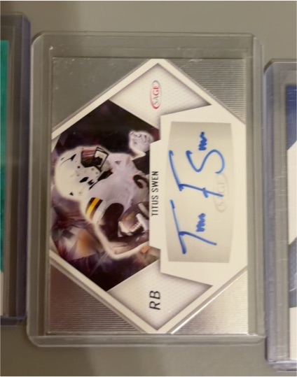 2023 Sage High Series Autographs #A-TS4 Titus Swen — front
