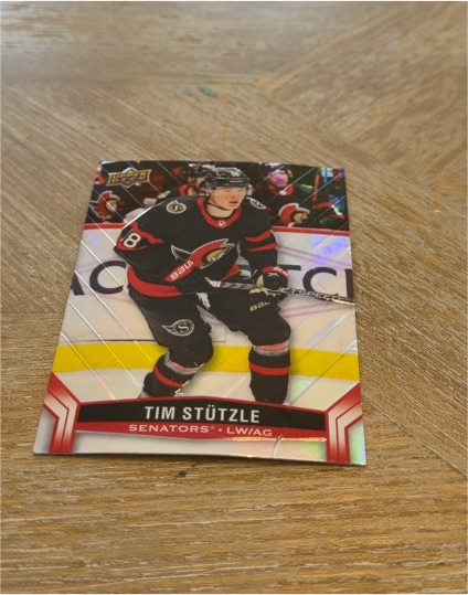 2023-24 Upper Deck Tim Hortons #18 Tim Stutzle — front