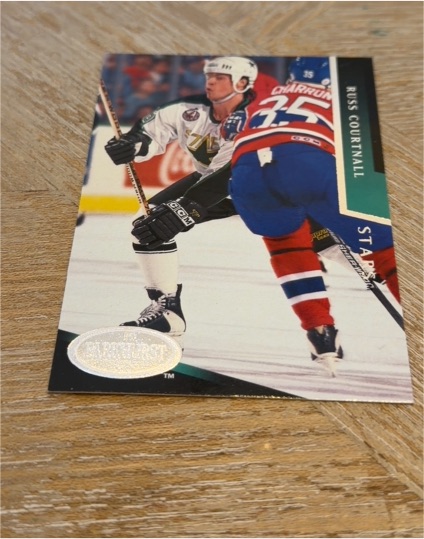 1993 Parkhurst #53 Russ Courtnall — front