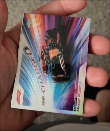 2024 Topps Chrome Formula 1 #RECH-8 Oscar Piastri Re-Charged — front