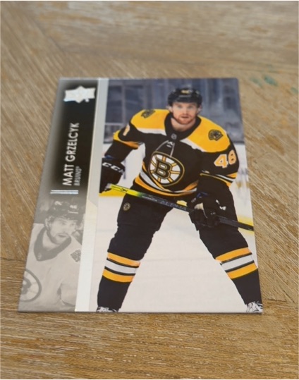 2021-22 Upper Deck Series 1 #16 Matt Grzelcyk — front