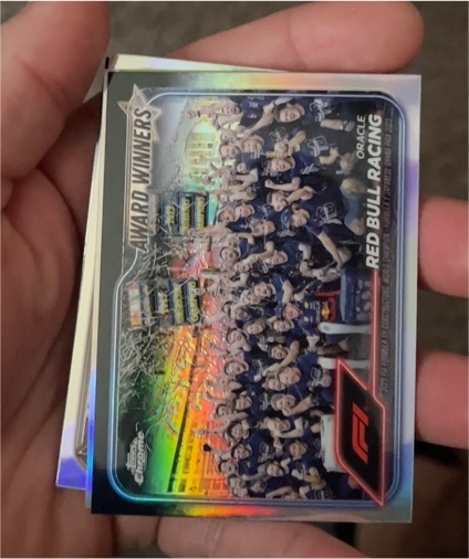 2024 Topps Chrome Formula 1 #184 Oracle Red Bull Racing Award Winners — front