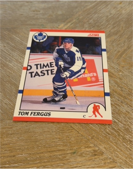 1990-91 Score #285 Tom Fergus — front